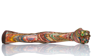 Illustration for article titled Sculptures Built From Skateboards And Made Like Japan's Buddha Statues
